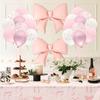 1 набор Розовые шары-банты Мини-шар-бабочка Свадебное украшение для вечеринки по случаю дня рождения Подарок для девичника Украшения из воздушных шаров