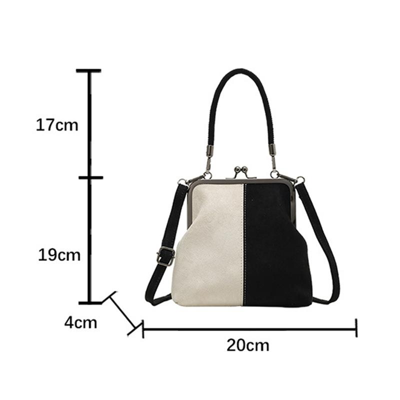 Yogodlns Women Fashionable Shoulder Bag Large Capacity Retro Handbag Clip Crossbody Bag Travel Shopping Work Shoulder Bag