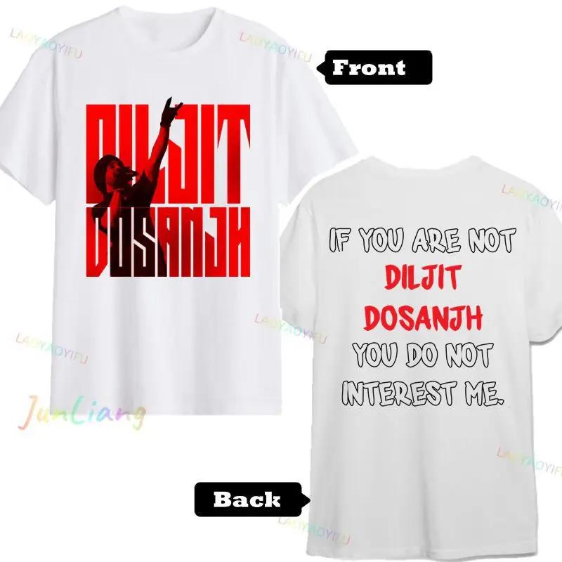 Singer Diljit Dosanjh Graphic Tshirt Unisexs hip hop vintage shirt for both Unisex and Women Oversized short sleeve streetwear