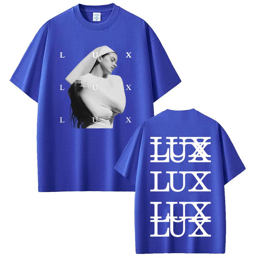 Singer Lux Rosalia Fashion Print Tshirt Unisex Unisex Harajuku Clothing Tshirts Shortsleeved Casual Cotton Tshirts Streetwear