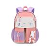 Рюкзак для начальной школы «Милый кролик», большой, формата А4, нагрудный ремень, для поездок на работу, фиолетовый и розовый [FANDARE] Дети, украшения, девочки,