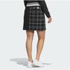 Adidas Гольф Fw Женская S трикотажная юбка Pulley faShion 3S в клетку iS4757 черная