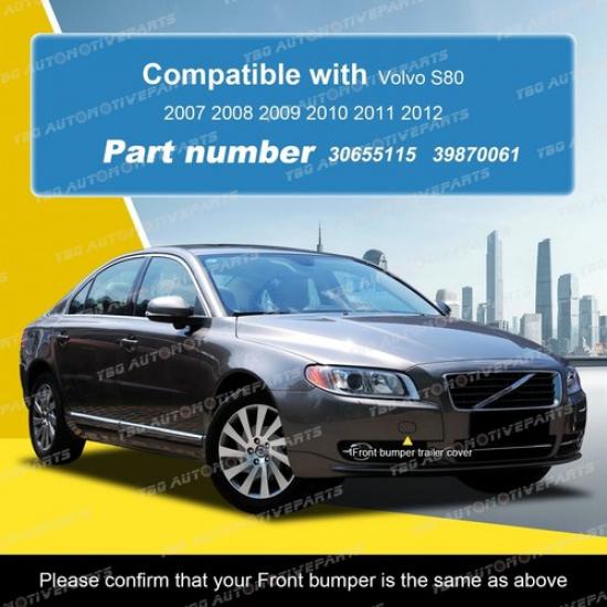 Окрашенная крышка буксировочного крюка переднего бампера для Volvo S80 2007 - 2012 Крышка буксировочной проушины