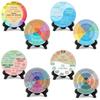 2 Pcs Feelings Wheel Aluminum Round Metal Mood Wheel Therapy Emotions Wheel Mental Health Relax Office Desk Decor