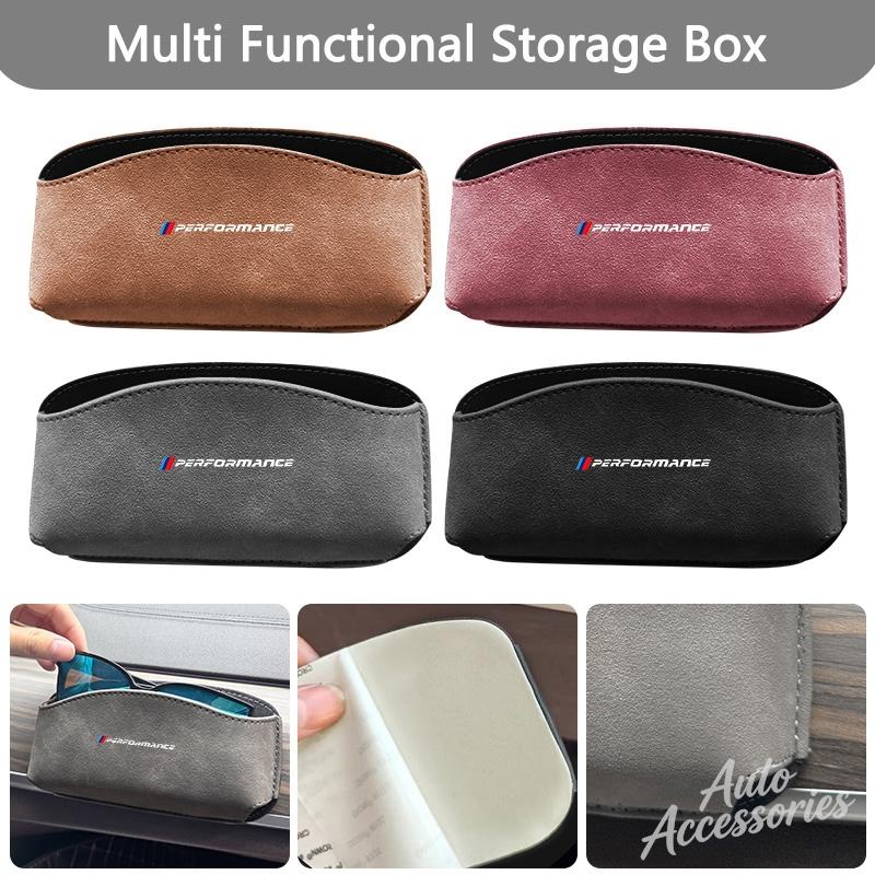 BBKE3 Car Eyeglasses Organizer Box MultiFunctional Storage Accessories For BMW Performance E46 E60 E90 E39 E87 E36 X1 X3 X5 X7 sticker