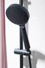 AWD INTERIOR 1985 single-function shower head, black
