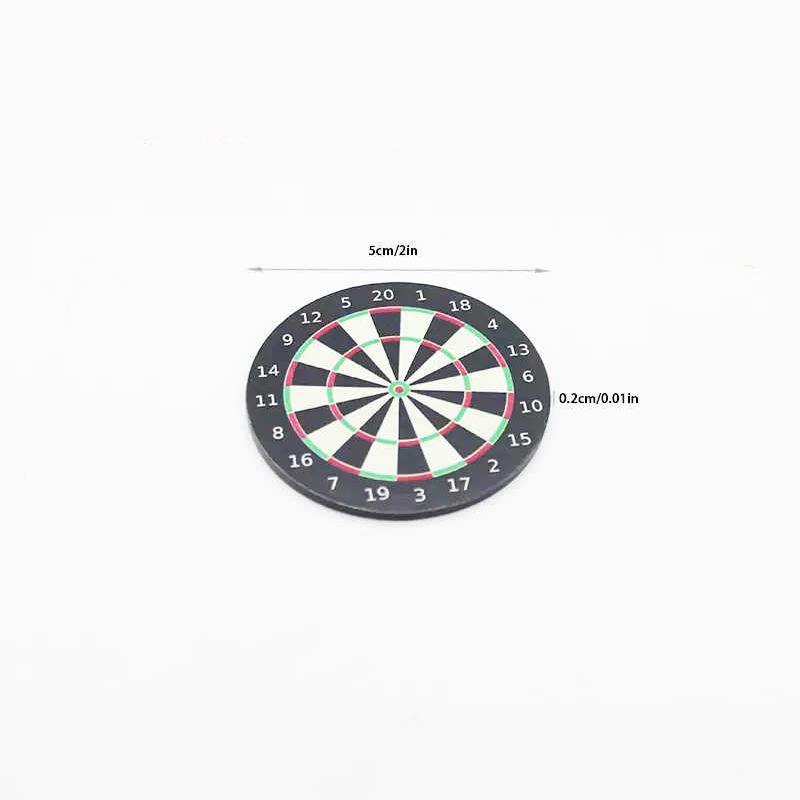 1 Набор Миниатюрный Кукольный Дом Дартс Дартс Игровой Набор Играть Кукольный Дом Миниатюры Аксессуары Домашний Декор Игрушка Игра Притворство