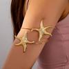 Metal Wide Open Bangle Multi Style Flower Bracelet Elegant Armlet  Hand Jewelry