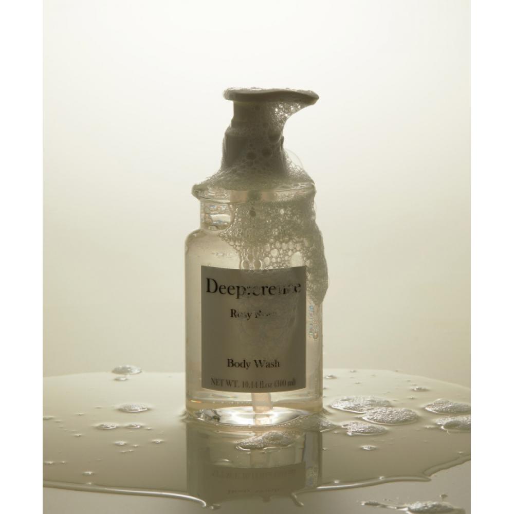 Deeperence Perfume De Body Wash 300ml [rosy Rose] + Body Mist Original  Random Gift  + Hair Mist 10ml