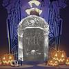 House Foam Party Props Lifelike Halloween Ornaments Halloween Sign Fake Tombstone Garden Decor