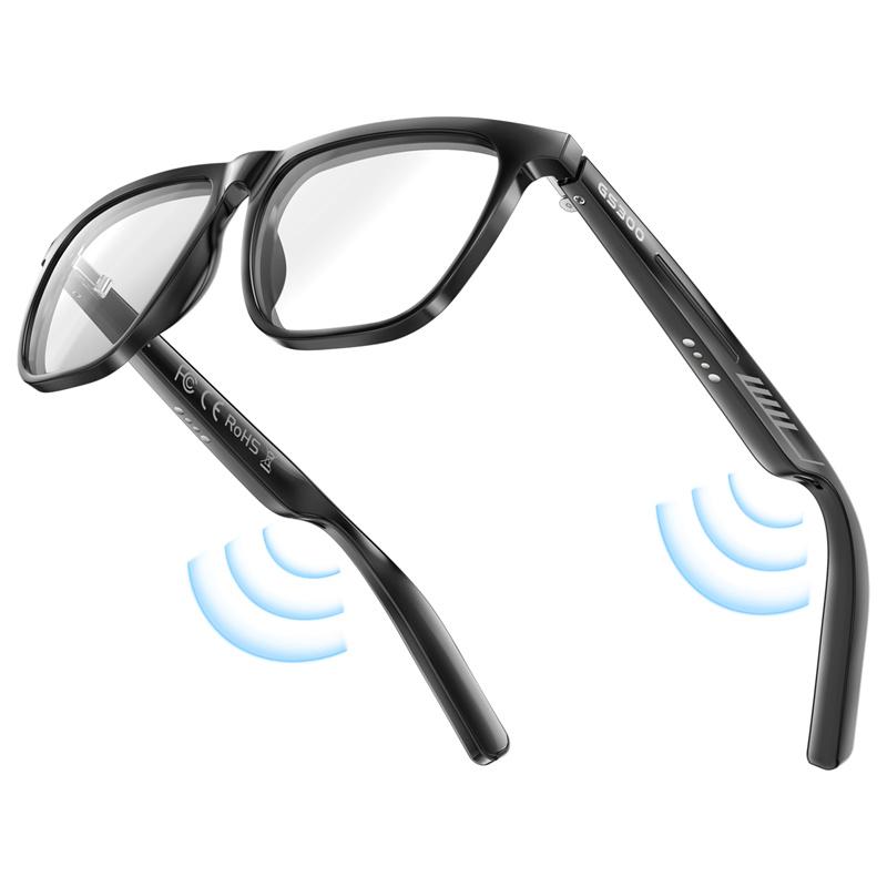 GS300 Умные аудиоочки Bluetooth-гарнитура Музыкальный плеер Универсальная оправа Подсчет шагов Расстояние Калории Носимые очки