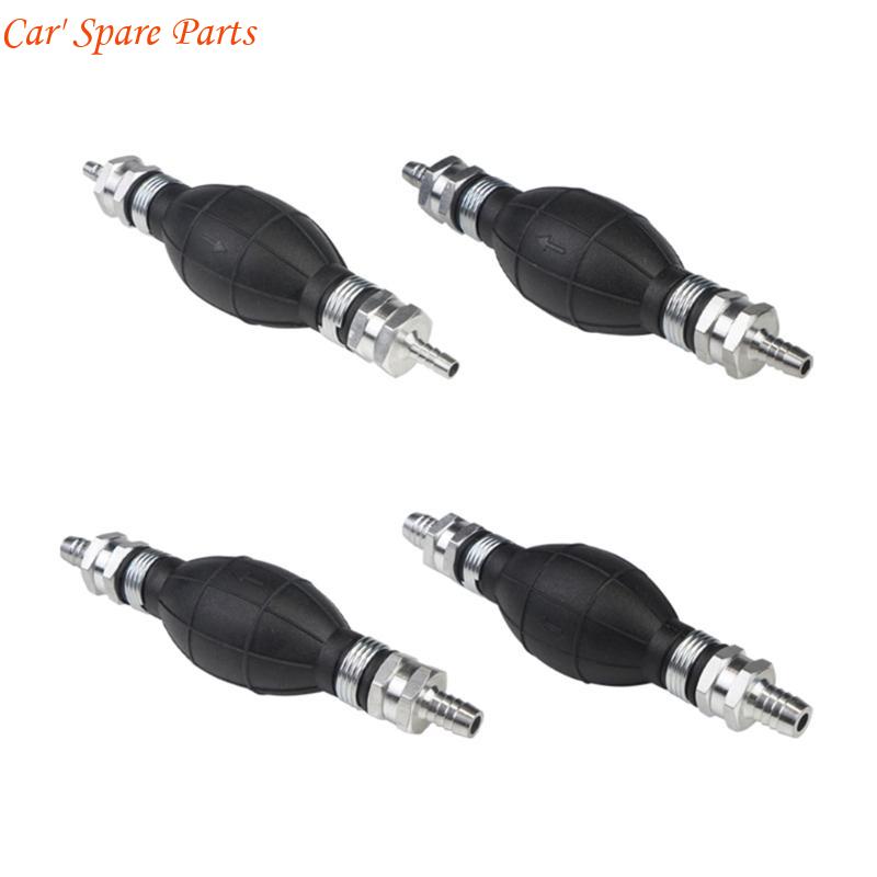 Y4UA Hand Primer Bulb Type Rubber Fuels 6mm/8mm/10mm/12mm Transfer Vacuum Fuels Line Hand Primer for Marine Boats Black