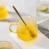 Hammer Pattern Pineapple Cup High Borosilicate Glass Juice Cup Drink Cup Office Flower Tea Brew Tea Cup Household Single Layer Cup