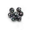 1Pc Natural Abalone Shell Beads with Hole,Handmade Sphere Loose Beads for Jewelry Making DIY Bracelets Necklaces Stud Earrings Accessories Craft