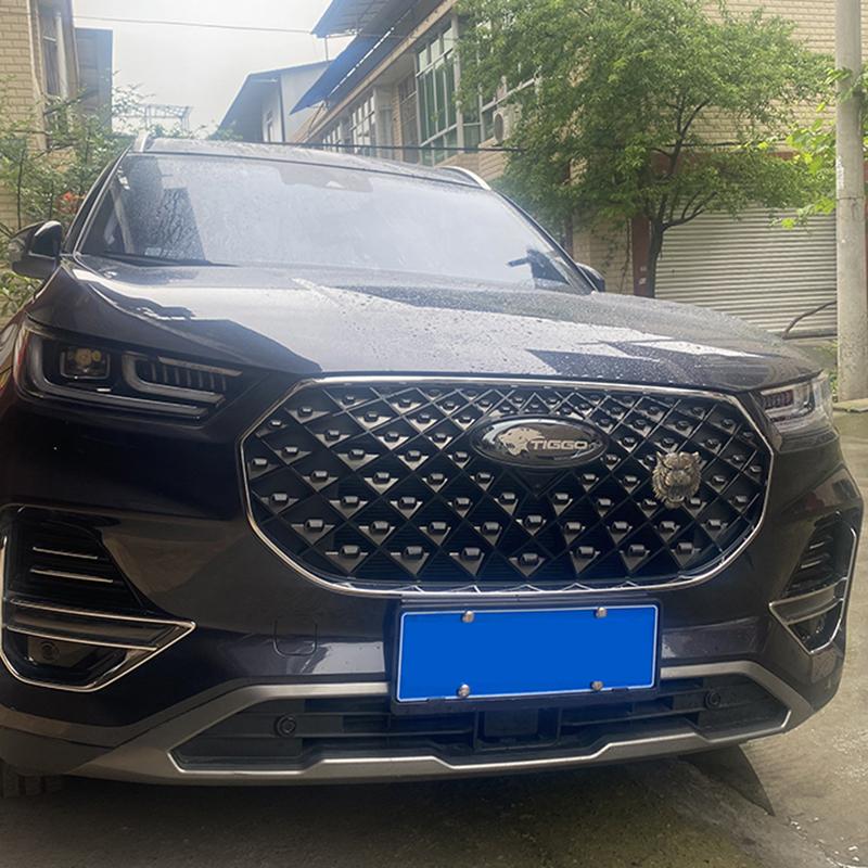 Chery Tiggo 8 Pro/8 Pro Max черный значок наклейки с логотипом эмблема Stylin аксессуары для переднего капота из углеродного волокна 2022