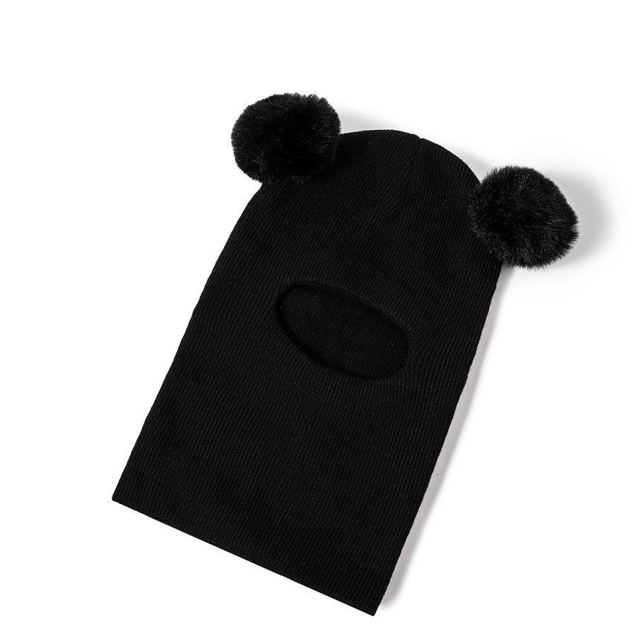 Детский набор шапка и шарф, на флисовой подкладке, утолщенный, с защитой ушей, зимняя теплая вязаная шапка для мальчиков и девочек