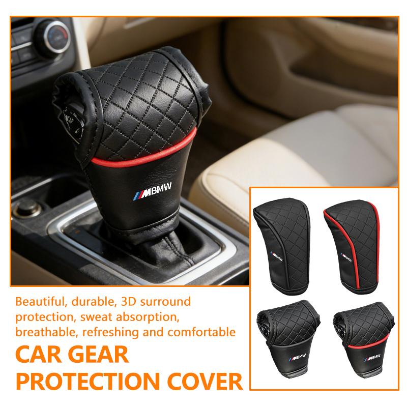 Car Manual Gear Head Shift Knob Grips Cover Shift Lever Decor For BMW M 1 3 4 5 6 7 Series X1 X3 X4 X5 G20 G38 F48 E36 E39 RO2