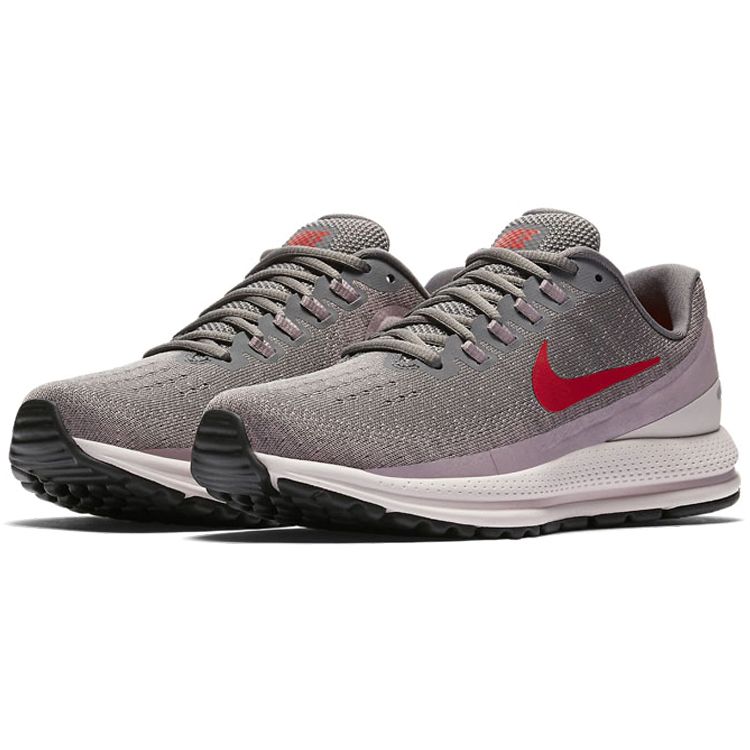 Nike Женские кроссовки Air Zoom Vomero 13 Gunsmoke Rose Grey Elemental-Rose-Barely-Rose-Habanero-Red 922909-004