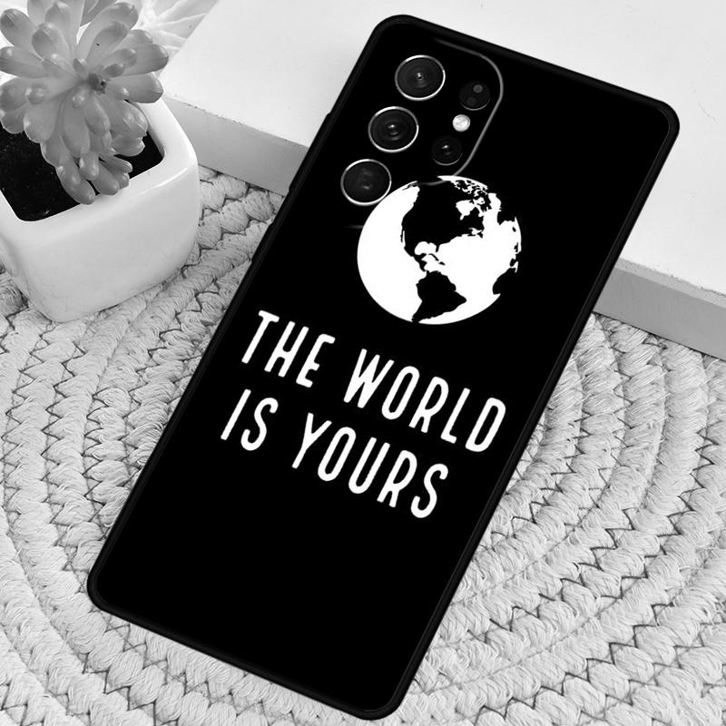 Чехол для телефона Scarface The World is Yours Для Samsung Galaxy note 10 pro S26 S25 S24 S23 S22 Ultra Plus S21 FE S20 Ударопрочный чехол
