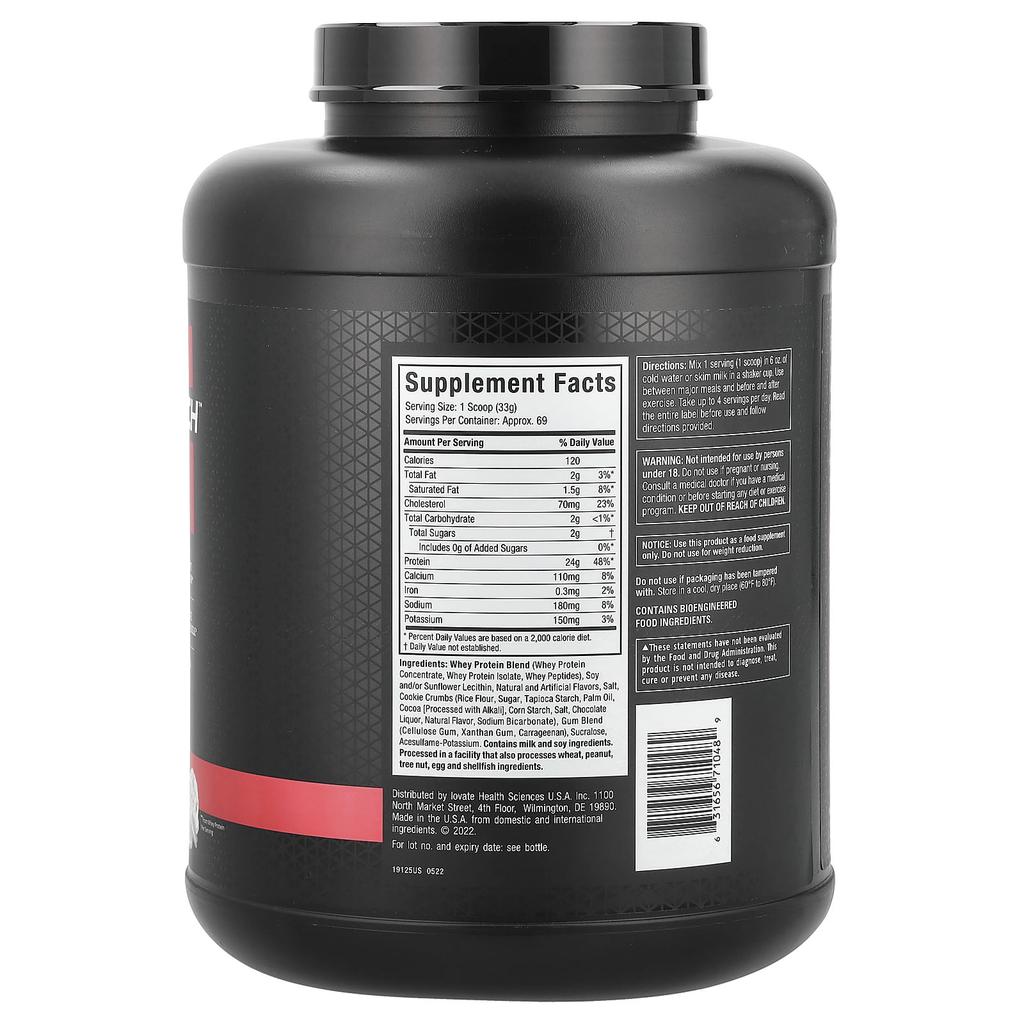 Muscletech Nitro Tech, 100% Whey Gold, Cookies & Cream, 5 Lbs (2.27 Kg)