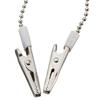 Dental Lab Bib Crocodile Clip Flexible Metal Ball Chain Reusable Napkin Holder