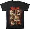 Мужская футболка Slipknot Новые маски Medium Черный