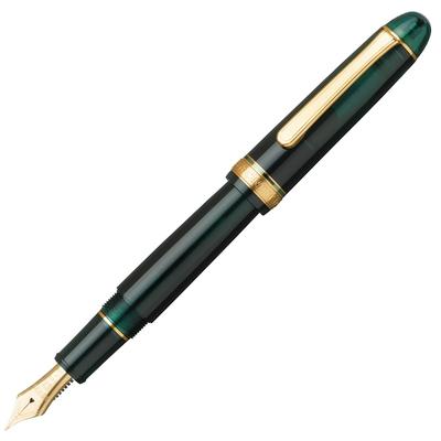 Платиновая перьевая ручка Перьевая ручка C Extra Bold 3776 Century Laurel Green Обычный импортный продукт PNB-15000 41-5