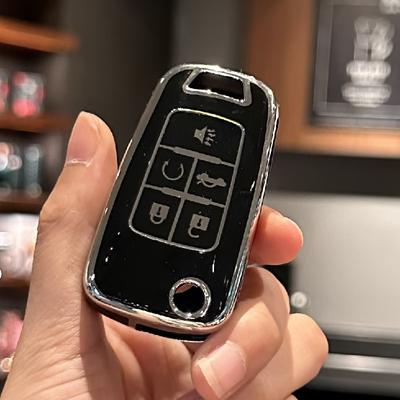 Чехол для ключей от машины, чехол-брелок для Chevrolet Chevy GMC Buick Encore Terrain Malibu Camaro Cruze Impala Equinox Volt Spark Sonic