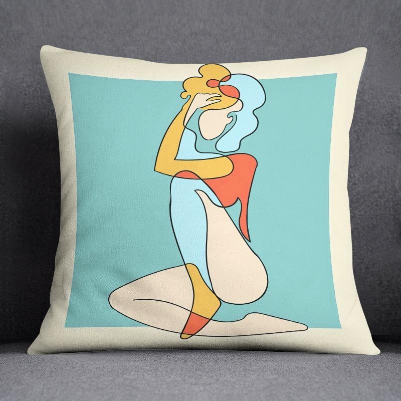 Наволочка из полиэстера, подарок, домашний офис, декор, спальня, диван, автомобиль, наволочка