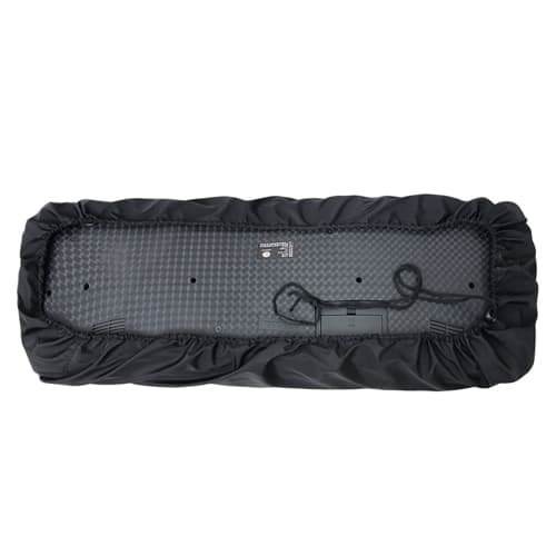 VIEAURA Electronic Piano Cover, 61-Key Keyboard Cover, Keyboard Protection, Dustproof, Lightweight, Breathable, Adjustable, Black