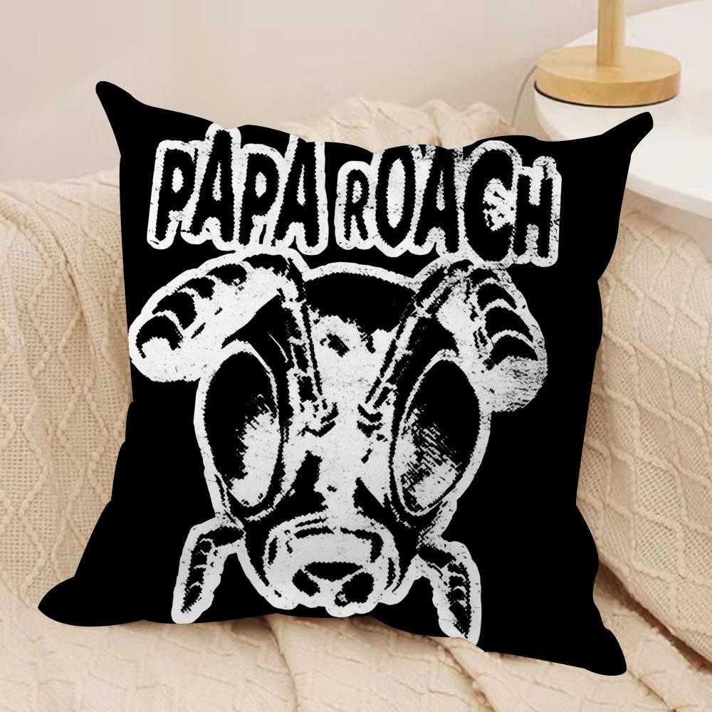 Classic PPapaS RRoach Cushion Cover Soft Plush Fabric DoubleSided Printed Sofa Cushion Cover for All Seasons Home Decor Gift