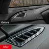 Carbon Fiber Look Inner Front Air Vent Cover Trim For Subaru WRX STI