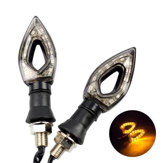 Светодиодный сигнальный светильник в форме сердца, модификация хорошей яркости, угловые фонари мотоцикла, деталь мотоцикла