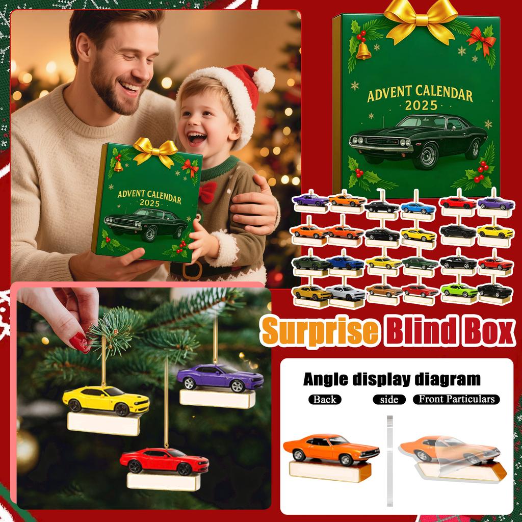 2D Acrylic Pendant Surprise Box, Advent Calendar, Surprise For Friends And Family