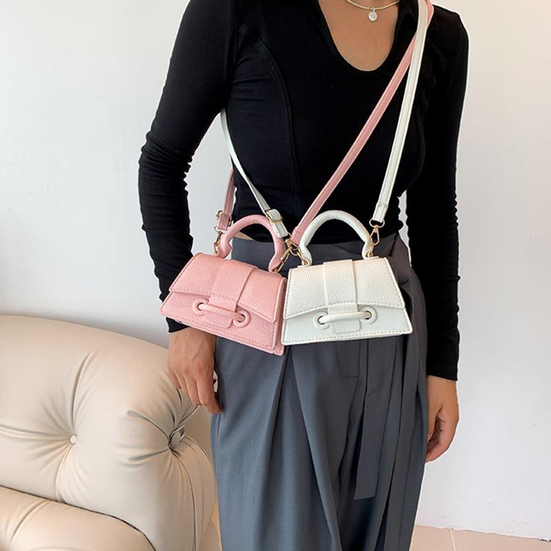 Мини-сумка через плечо из искусственной кожи для женщин и девочек, квадратная сумка на плечо, однотонная сумка для родителей и детей, милая косметичка с помадой