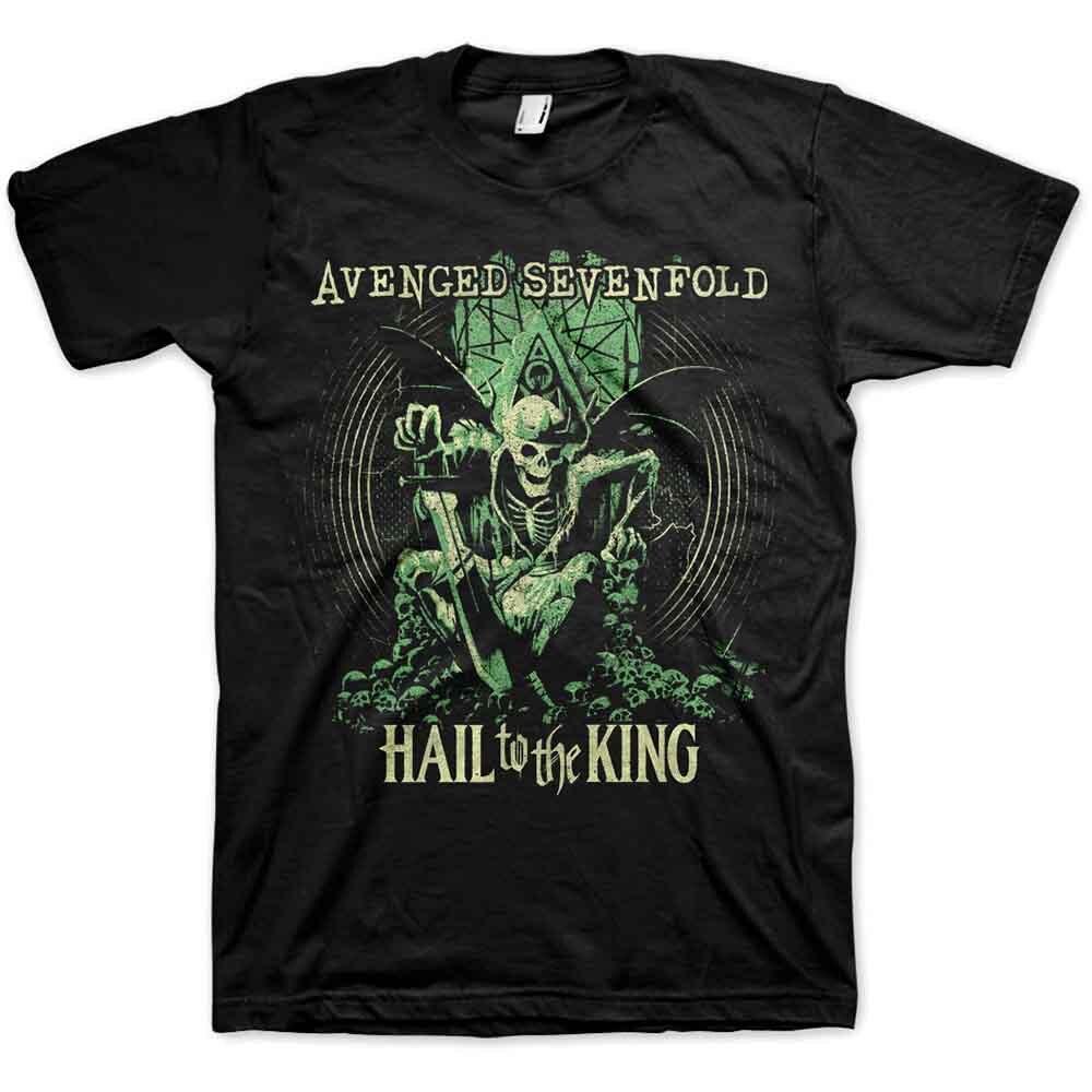 Avenged Sevenfold Hail to the King En Vie T-Shirt Black New Unisex T-Shirt