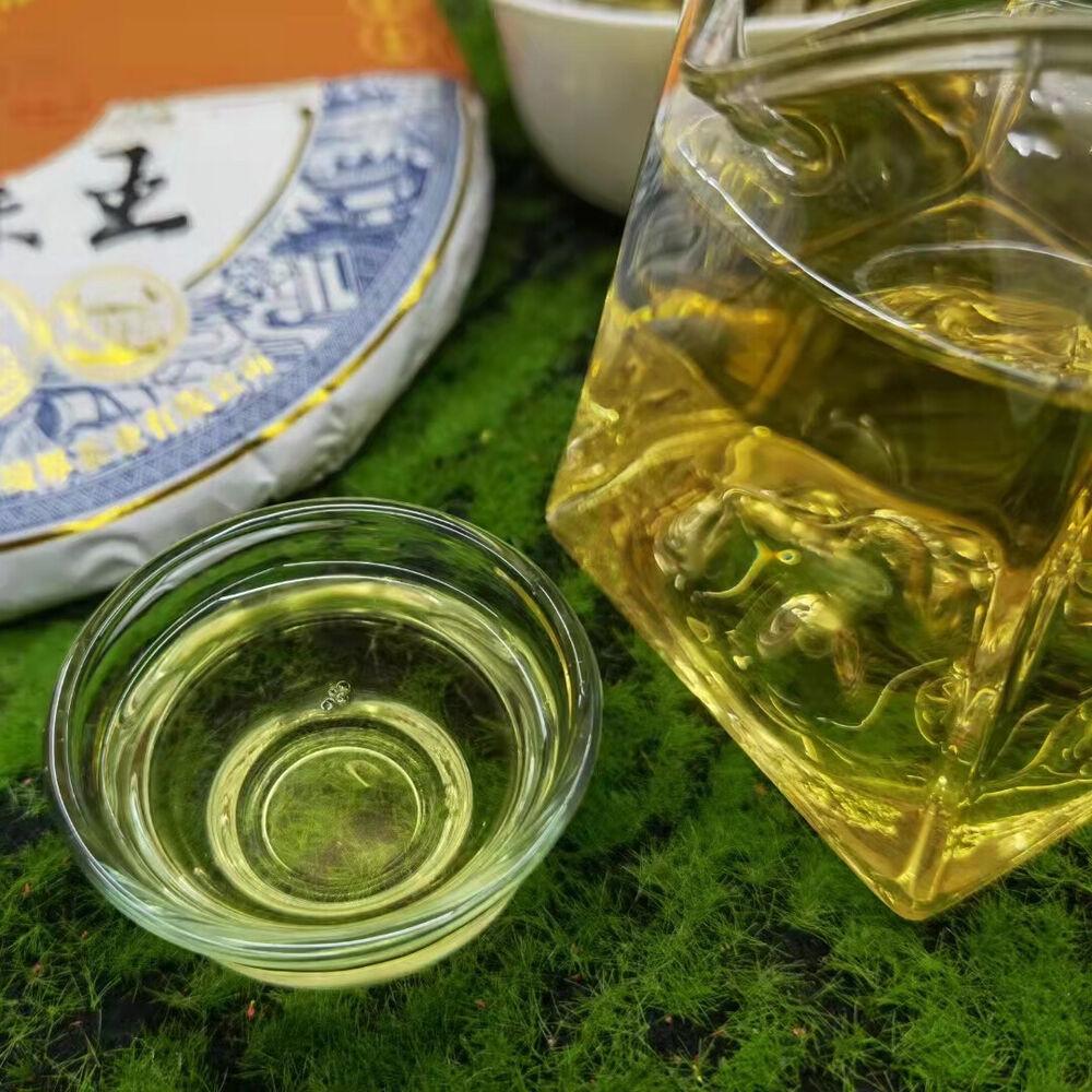 357г Сырой чай Юньнань Пуэр 2022 г. Даньцунван Сырой чайный торт Пуэр Чай премиум-класса Пуэр