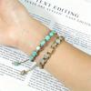 Bohemian Imperial Stone Beaded Bracelet Handmade Braided String Bangles Friendship Zircon Gift Vintage Design Strand Bracelets