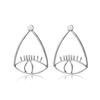 Geometric Eye New Earrings Minimalist Alloy Jewelry For Fashionable Women