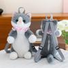 Кавайи 25/35 см Креативный Бело-коричневый Плюшевый Рюкзак-Кот, Школьная Сумка, Диван для Девочек, Подарок на День Рождения, Рождество, Декор для Дома