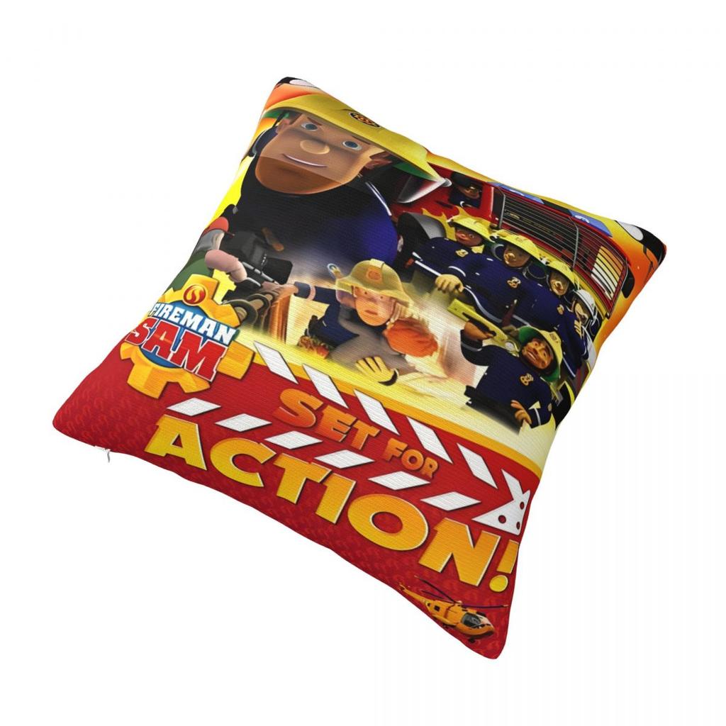 Trendy Home Fireman Samdecorations Pillowcases Stuff Pillow Covers Square Multiple Sizes
