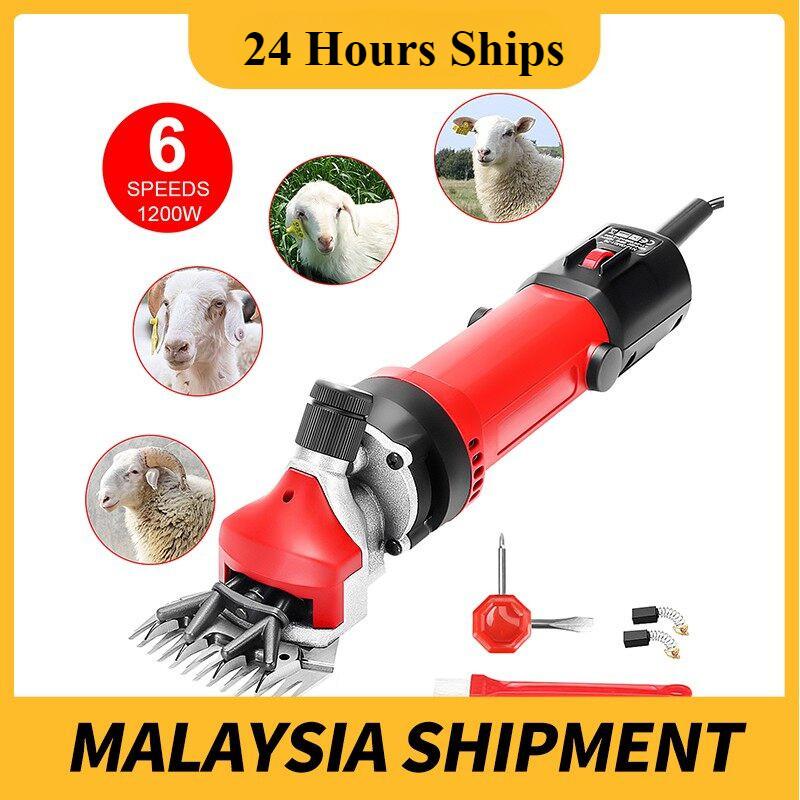 3500 Вт Машинка для стрижки шерсти животных Триммер Регулируемая 6 скоростей 13 зубьев Электрическая стрижка овец коз Ножницы для стрижки овечьей шерсти