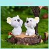 Мультяшная смоляная фигурка коалы, милый микроландшафт, декор для DIY, украшение для хрустального шара