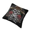 Guns N Roses Мексиканский Череп Наволочка Полиэстер Наволочка Декорации Хэви-метал Наволочка для диванной подушки Наволочка Дом На молнии X