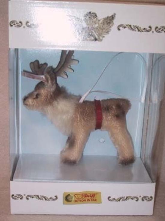 Steiff USA Limited Издание 2004 года "Рождественский олень-украшение"