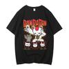 Japan Anime Dandadan Turbo Granny Cat Graphic T Shirt Fashion Cartoon Oversized T-shirt Men Women Vintage Casual Cotton T-shirts