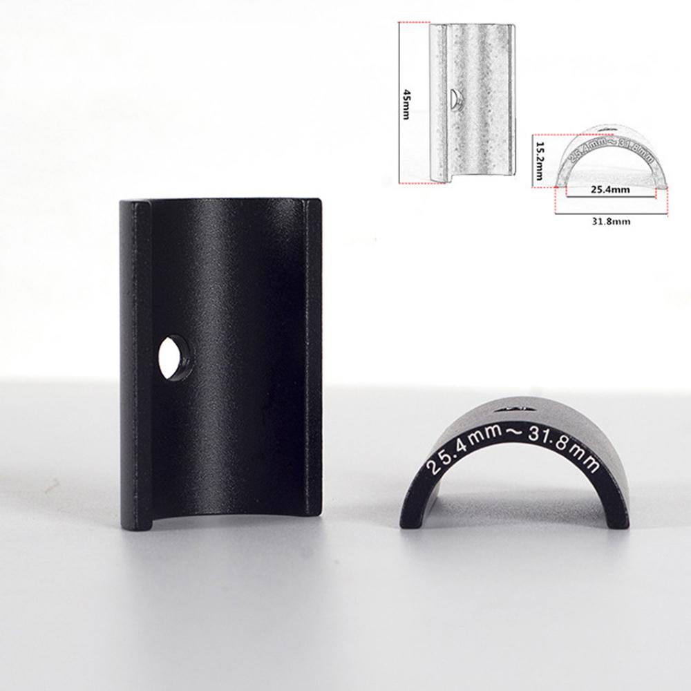Zinc Zinc Alloy Reducing Sleeve Conversion Sleeve 25.4mm To 31.8mm Bike Handlebar Shim Reducer Bushing