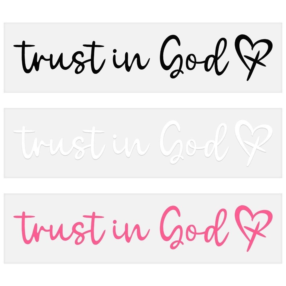 3pcs Faith-Based Car Decals Bible Verse Rear View Mirror Decals for Car Interior Decor