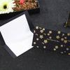 10PCS Black Gold Stamping Valentine's Day Card with White Inside Page Business Thanks Birthday Card Thanks Teacher's Day Card