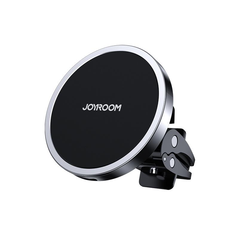 Joyroom 15W MagSafe-Compatible Wireless Charging Magnetic Car Mount for iPhone - Black (JR-ZS240)